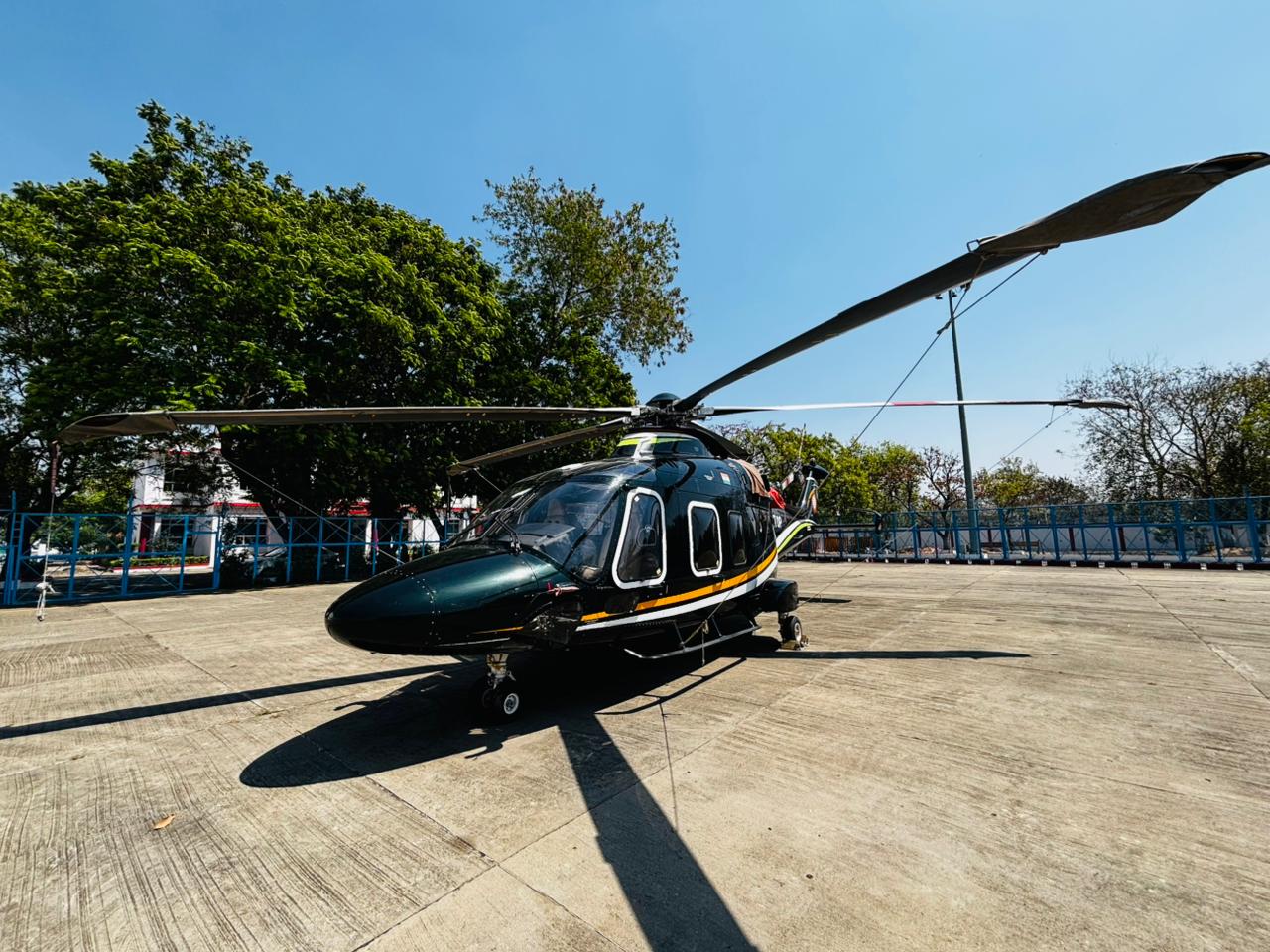 Leonardo AW169 in flight